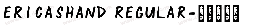 EricasHand Regular字体转换